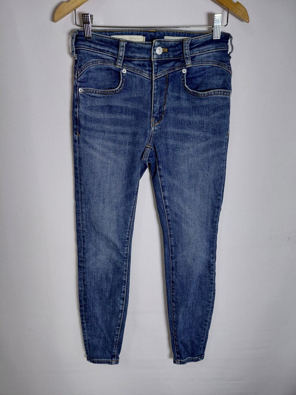 Anthropologie Pilcro High-Rise Skinny and the Letterpress Jeans Size 27